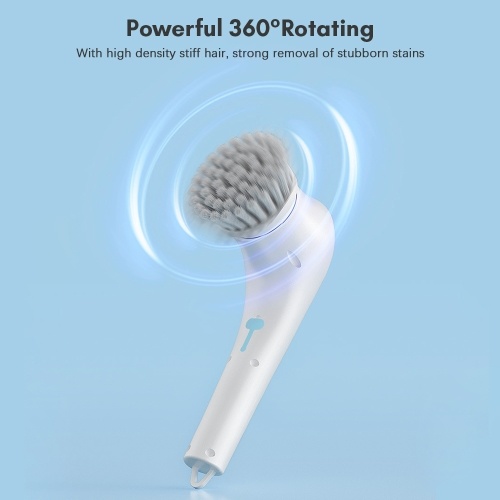 Brosse de nettoyage multifonctionnel à 5 têtes sans fil pour la salle de bains murale de la fenêtre de carrelage du sol Nettoyage de la voiture de baignoire