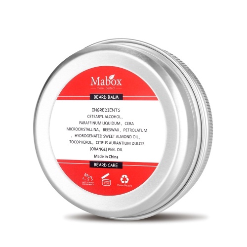 Mabox Men's Beard Balm Leave Nourishments Care Cream Beard Shaving Cream Moisturizing Oils Butters