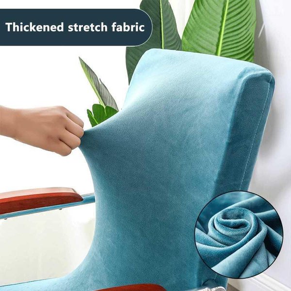 Chair Covers Office Stretch Waterproof Spandex Anti-dirty Computer Seat Cover Removable Slipcovers For Chairs1