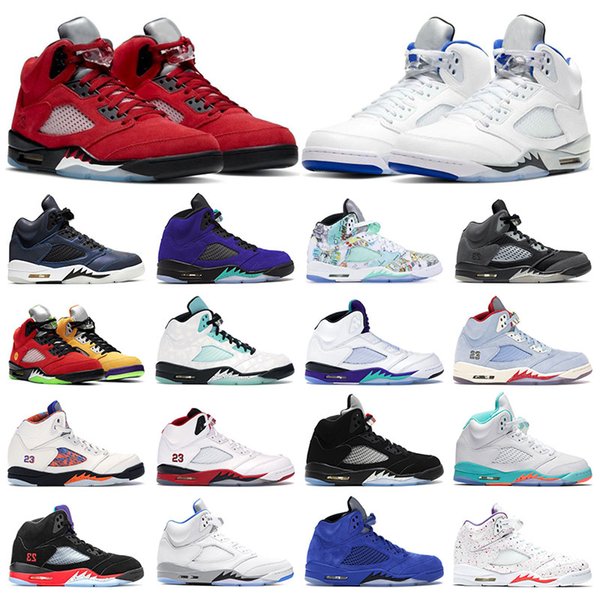 Stealth 2.0 Mens sneakers basketball shoes 5 Raging Bull Alternate Grape Anthracite Fire red Black Metallic Ice Blue womens sports trainers