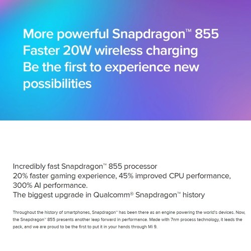 Versión global original Xiaomi Mi 9