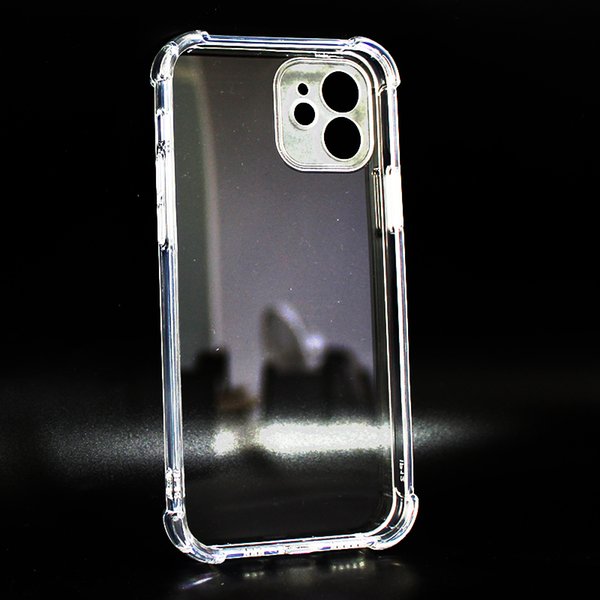 Transparent 1.5MM Acrylic Cell Phone Cases Four Corners Shockproof Fine Hole Clear Anti-drop Case For Iphone Series
