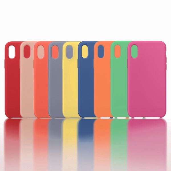 For iPhone 14 13 11 Silicone Cases 12 Pro Max 7 8 Plus Xs Xr 3in1 Silicone Cover Luxury Designer Defender Phone Case