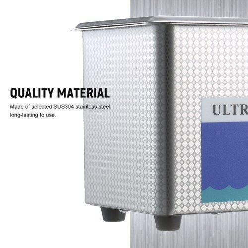 KKmoon 900mL nettoyeur à ultrasons numérique ménage lunettes Machine de nettoyage en acier inoxydable bijoux outil de nettoyage brosse à dents instrument de nettoyage prise US