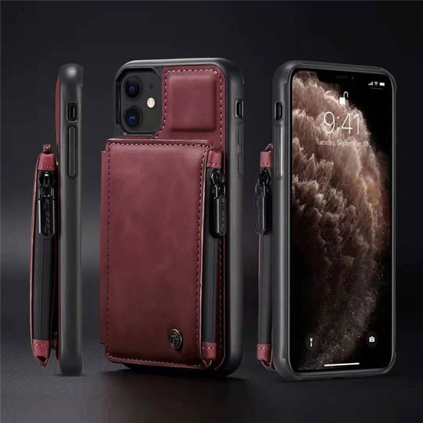 Hot Sale Multifunctional Leather Wallet RFID Card Case Phone Case for iPhone 12 11 Pro Xr X Xs Max 8 7 6S Plus For Samsung S20 Note20 Ultra