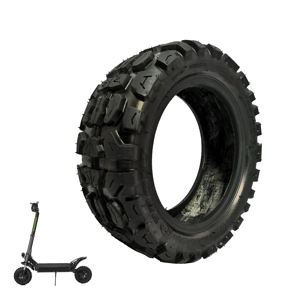BOYUEDA 1 Pcs 11inch Electric Scooter Solid Tire Explosion-Proof Anti-slip Rubber Replacement Scooter Wheels