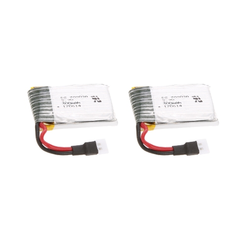 Batería de 2pcs 3.7V 300mAh Li-po para C-17 2.4G 2CH 373mm Wingspan RC Airplane Transport Aircraft