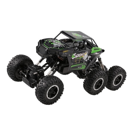 JJR / C Q51D 1:12 RC Car Off-road 2.4GHz 6WD camión militar con faro