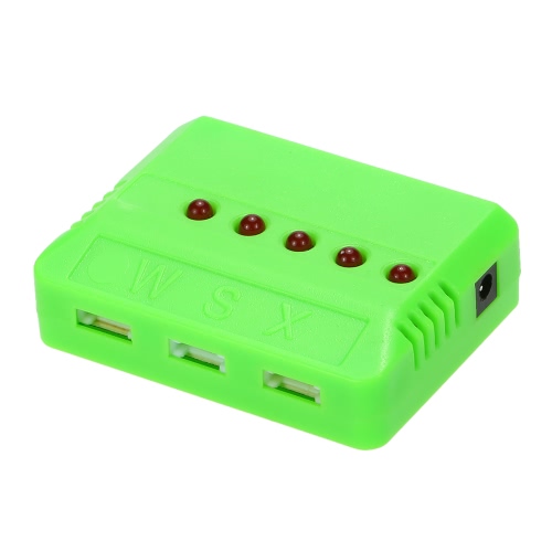 5pcs original JJR / Baterías C 3.7V 150mAh 30C Lipo con 5 en 1 cargador de batería para JJR / C H36 RC Quadcopter