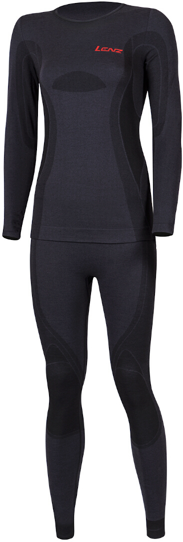 Lenz Set Merino Ladies Underwear Sous-vêtements Noir XL 2XL