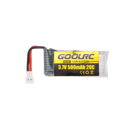 Batería de Li-po de 4pcs GoolRC 3.7V 500mAh 20C con 4 en 1 cargador rápido rápido de U4 para GoolRC T33 JJR / C H43WH Quadcopter del drone