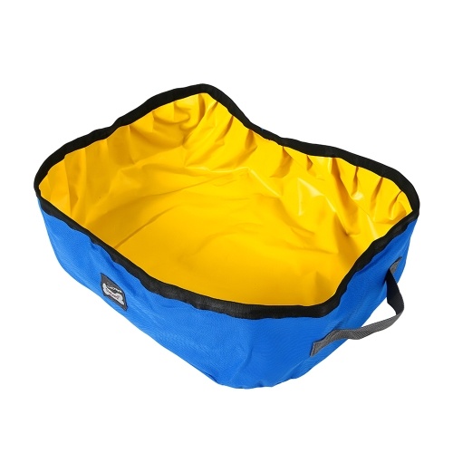 Caja de arena plegable para gatos Arena de PVC impermeable impermeable de tela de Oxford