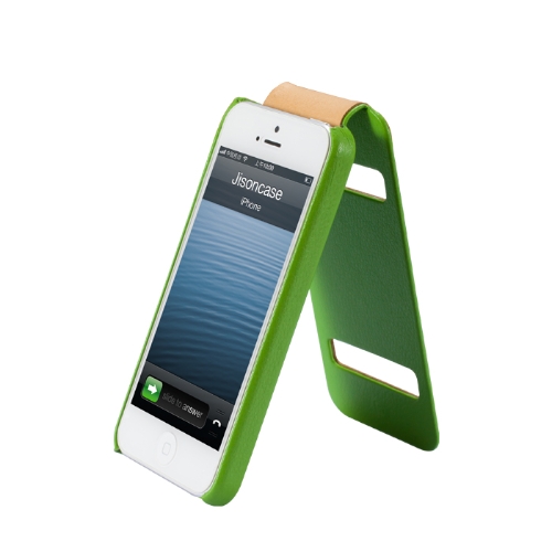 Jisoncase Flip Classic protection Etui Housse pour iPhone 5