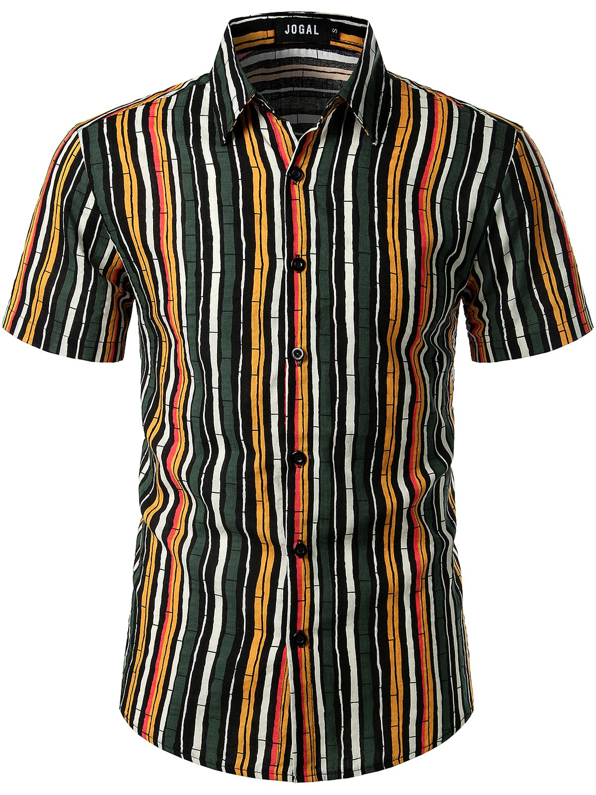 Photo Color Beach Printed Cotton Men-Shirts - Noracora