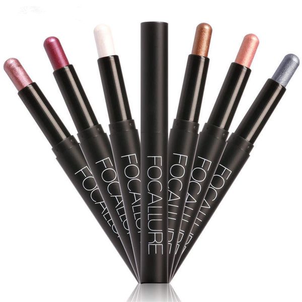 Shimmer Eye Shadow Stick Brightener Highlighter Eyes Liner Pencil Long Lasting Waterproof Eyeshadow MakeUp