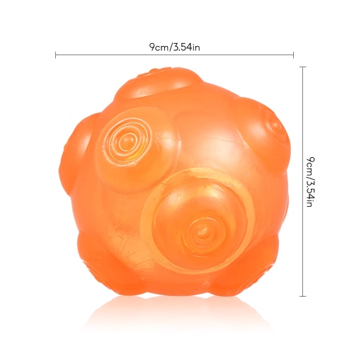 Durable Rubber Pet Dog Toy Ball Squeaky Ball for dogs Interactive Training Playing