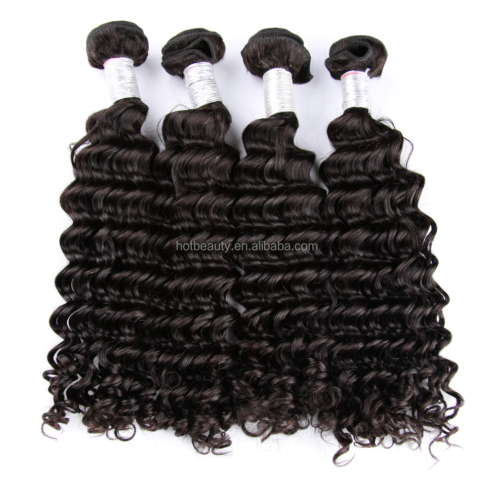 Wholesale cuticle aligned hair peruvian virgin Human deep wave