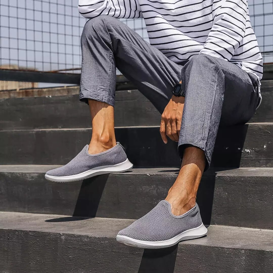 [FROM XIAOMI YOUPIN] AISHOES Summer Barefoot Shoes Ultralight Cloud Elastic PU Breathable Sports Running Shoes
