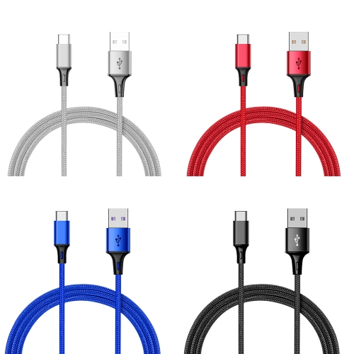 High-quality Nylon Braided Type-C Data Cable Fast Charge Stable Data Transmission Charging Cable for Samsung Galaxy S9 S8 Note 8 LG V30 G6 G5 OnePlus 5 3T