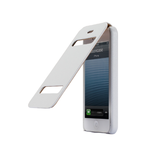 Jisoncase Flip Classic protection Etui Housse pour iPhone 5