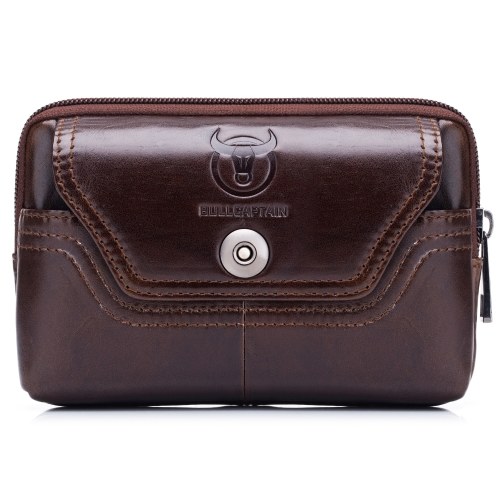 Pochette de ceinture en cuir pour hommes sac banane pochette de téléphone avec boucle de ceinture