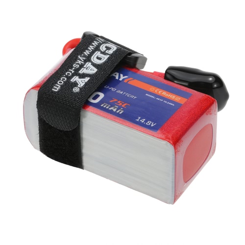 OCDAY 14.8V 1300mAh 75C de descarga de alta 4S batería Li-Po con XT60 del enchufe de RC Racing 150-280 Quadcopter QAV180 QAV250 ZMR250 aviones no tripulados