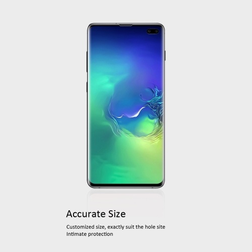 1 paquete de protección total transparente transparente HD Panel de película clara Membrana protectora de pantalla para Samsung S10plus Smudge Dust Proof Slim Design