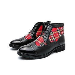 Men's Boots Casual Classic Daily Office  Career PU Booties / Ankle Boots Black Fall Spring Lightinthebox