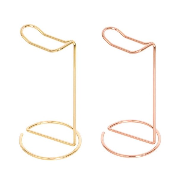 Cell Phone Mounts & Holders 40GD Desktop Headset Holder Headphone Stand For All Headsets Rose Gold Desk Decorative Ornemant Home