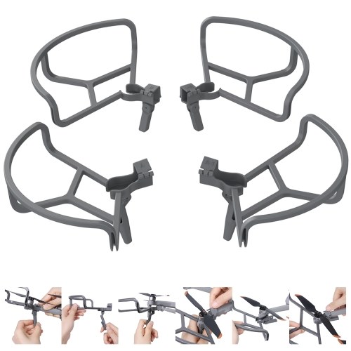 Compatible pour DJI AIR 2S / Mavic Air 2 rehausser les protections d'hélice de train d'atterrissage ensemble de jambes étendues Protection d'hélice accessoires de Drone