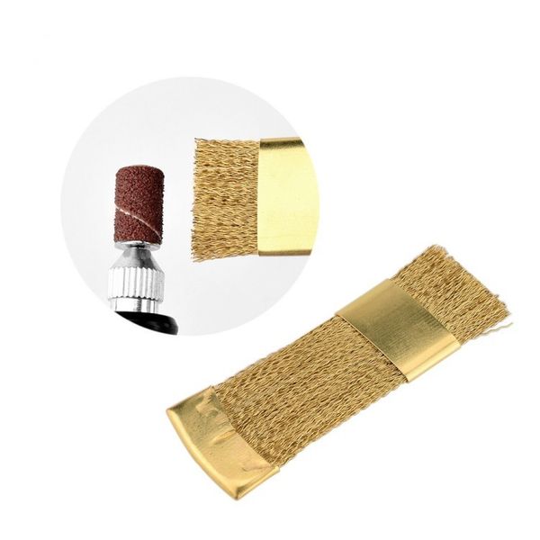 Dental Consumables Lab Brass Wiros Flat Brush Brass Polishing Brushes