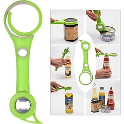 6 in 1 Jar Can Bottle Wine Opener - Multifunctional Kitchen Tool for Weak Arthritic Hands, Elderly, Seniors, Women - Open Bottles, Cans, Jars, Safety Seals, Pull Tab - Tight Grip Lightinthebox