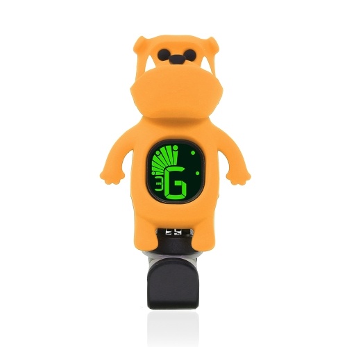 Cute Cartoon Bulldog Clip-On Tuner