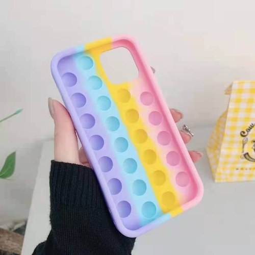M-obile P-hone C-ase de remplacement pour I-phone11 6.1 `` Anti-drop Soft Silicone C-ase Cover Portable