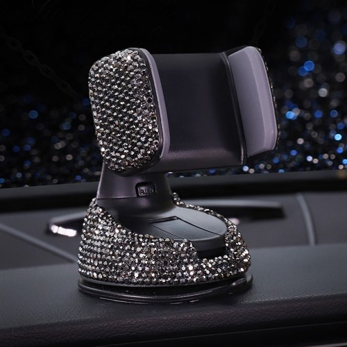 Soporte para teléfono móvil montado en ventosa de diamante.