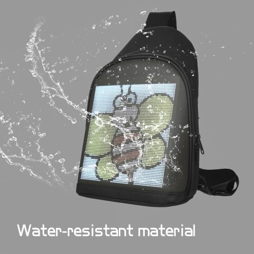 LED couleur écran sac à bandoulière sac à dos personnalisable sac de voyage Pack sac d'école pour hommes femmes étudiants