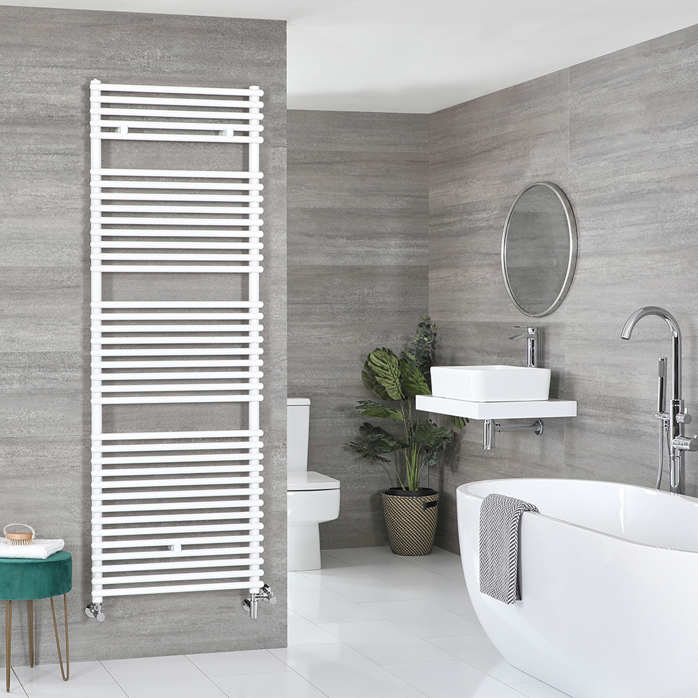 Radiador Toallero Mixto - Blanco con Barras - 1738mm x 450mm - Arno
