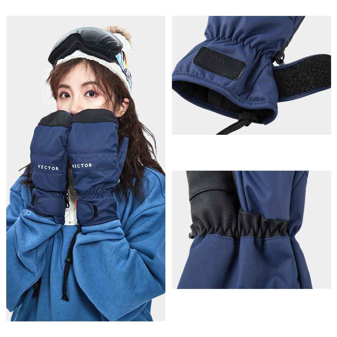 VECTOR Five-finger Winter Warm Skiing Gloves From Xiaomi Youpin Outdoor Waterproof Windproof Riding Bike Gloves Sports G