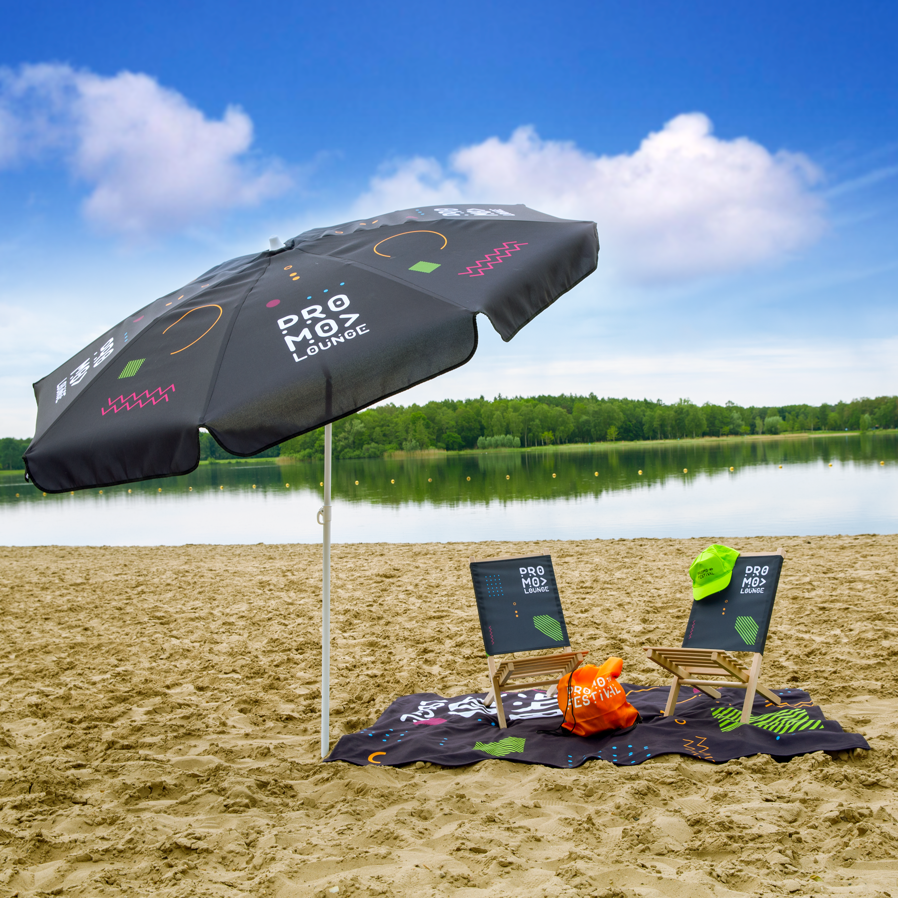 Strandparasols bedrukken