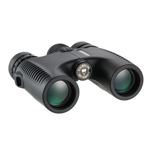 Visionking 10x26 HD a prueba de agua compacto binocular BaK4 Roof Prism Gran Angular potente zoom telescopio de los prismáticos de la caza al aire libre portátil ligero de observación de aves