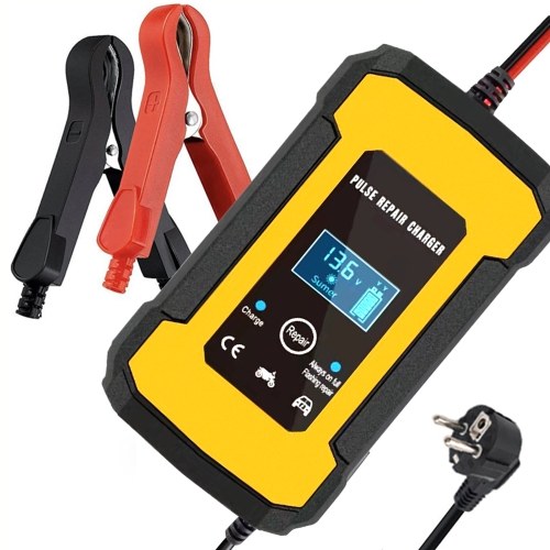 Chargeur de batterie de voiture 12V intelligent entièrement automatique chargeur de batterie mainteneur