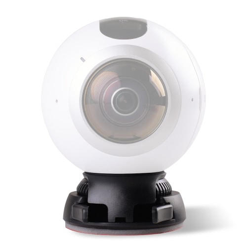 Rapide Titulaire Mont sortie Y compris Buckle + plat et Curved Base de ruban adhésif pour Samsung Gear 360 Caméra pour Ricoh Theta S / SC / M15 & Action Sports Panoramique Caméra w / 1/4 