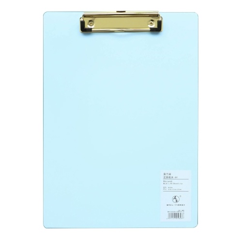 Clip de profil de bloc-notes en plastique A4 avec trou de suspension pour le bureau scolaire des étudiants