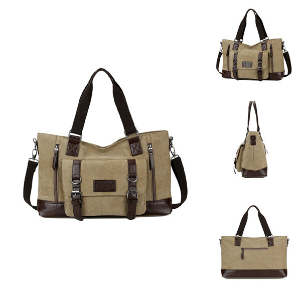 Men Canvas New Style Casual Shoulder Sling Bag Handbag