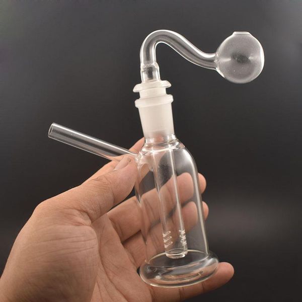 Wholesale mini Matrix sidecar Hookahs birdcage perc Oil Rig bong thick smoking water pipe Joint 14.4mm male joint