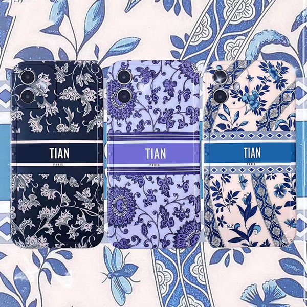 Fashion Designer Cases for IPhone12 12Pro 12mini 12Promax All Size Available for 7/8/SE2 7P/8P X/XS XR 11Promax with 2021 New Flower Letters