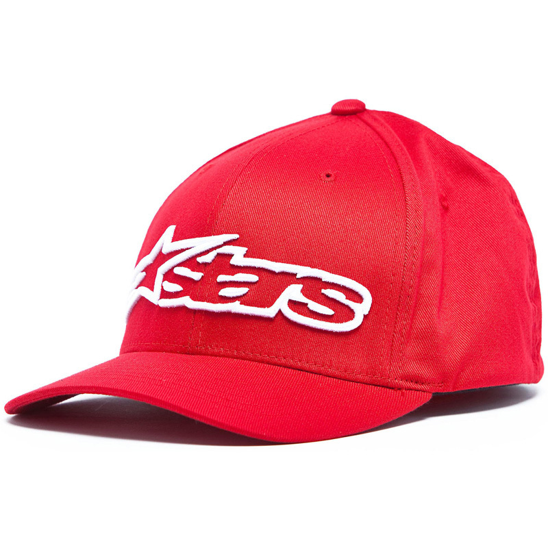 Alpinestars Blaze Flexfit Cap Blanc Rouge L XL