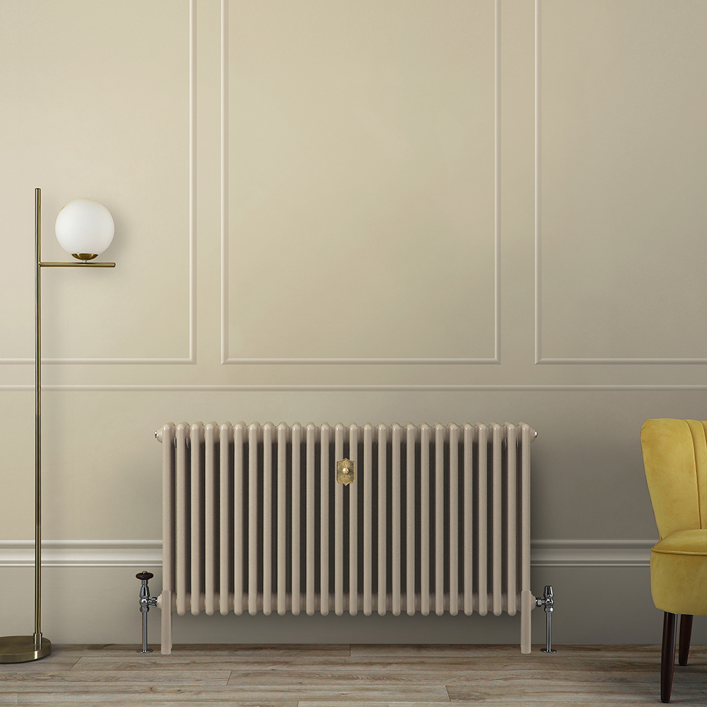 Radiador Tradicional Horizontal con Columnas Triples - Color Marrón (Elk Brown) - Varias Medidas - Regent