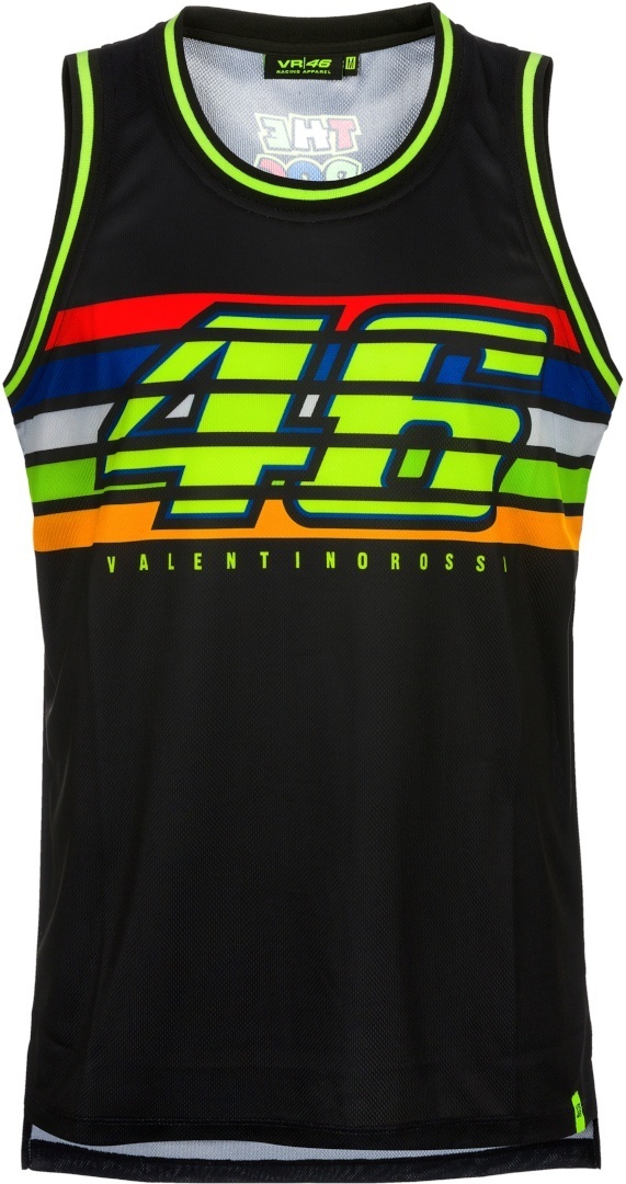 VR46 Stripes pull Noir Jaune XS S