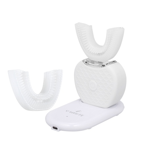 V-WHITE Automatic Electric Toothbrush with two U Type Toothbrush